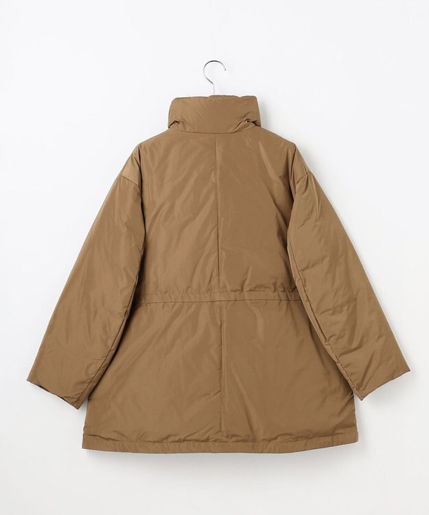 自由区 L 【17号サイズまで展開・カタログ掲載】マイクロタッサーダウンスタンドカラー コート キャメル