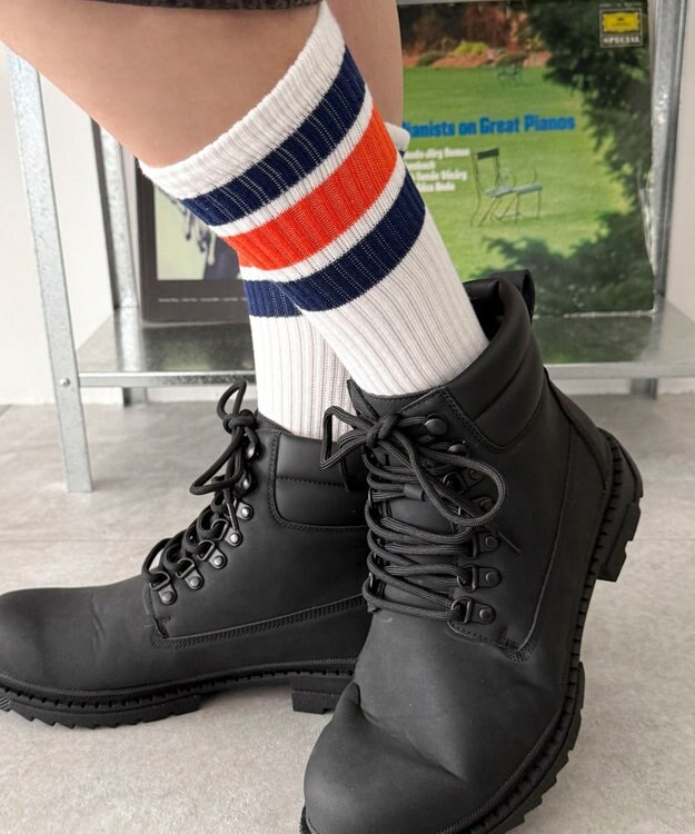 WEGO ラインソックス（R）　 ネイビー