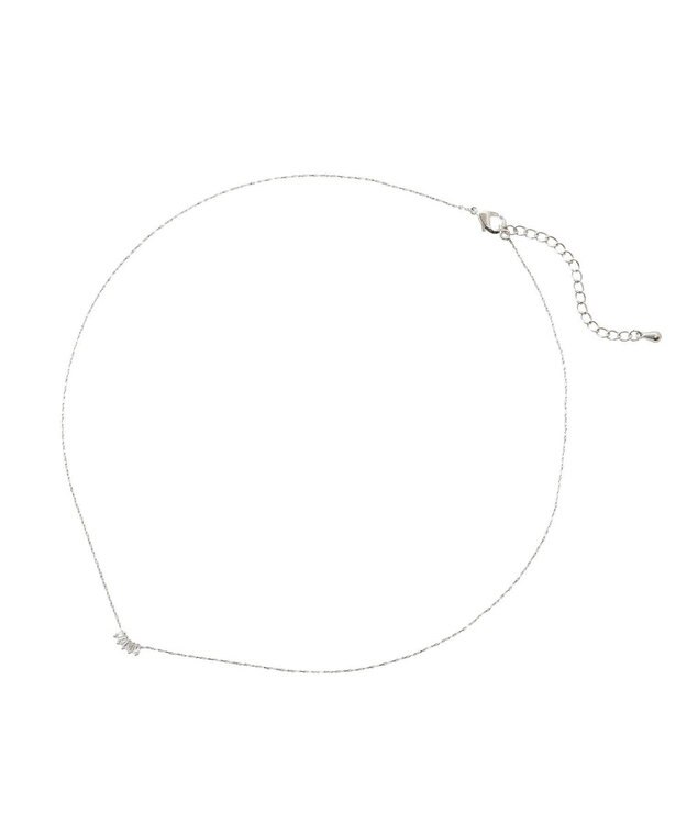 earth music&ecology プチビジューネックレス Silver