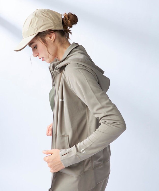 OP／FILA 【Ocean Pacific】2way 鹿の子ラッシュガード ベージュ