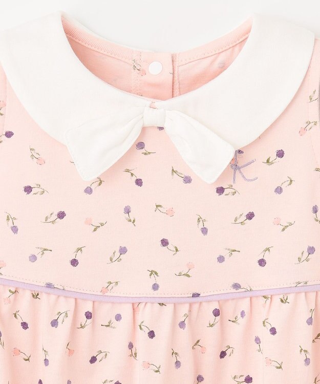 組曲 KIDS 【80-90cm】Tulips Shower ワンピース ベビーピンク系5