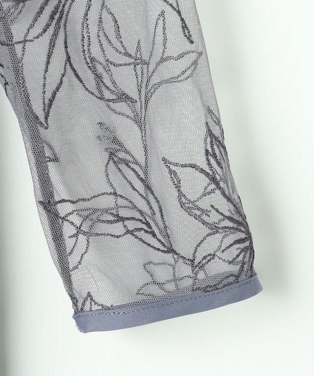 ANY SIS 【Lily Calin】グレースフラワー ドレス ブルーグレー