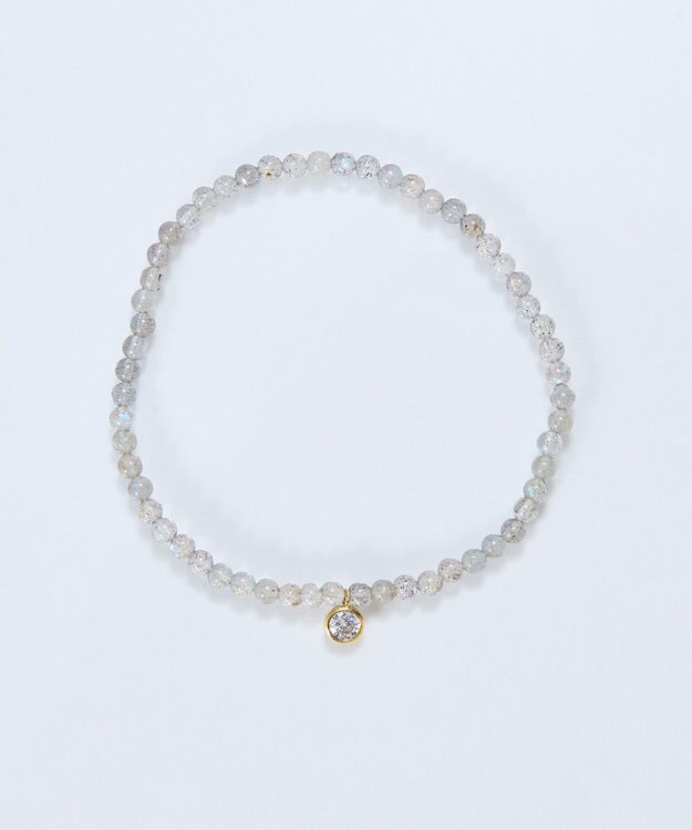 Phoebe ウィスパーストーンブレスレット　グレー/天然石 グレー