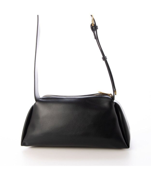 UNBILLION 【テレビ ドラマ着用アイテム】カシュカシュ cachecache / 合成皮革横長ショルダー ブラック