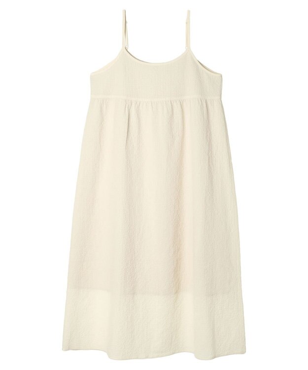 earth music&ecology バックリボンキャミワンピース Off White