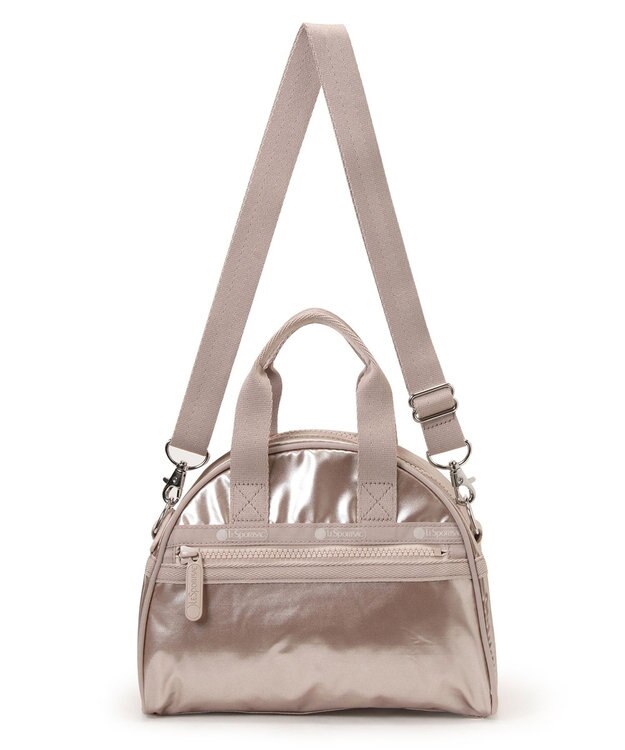 LeSportsac ROUND SM SATCHEL/ローズゴールドシャイン ローズゴールドシャイン