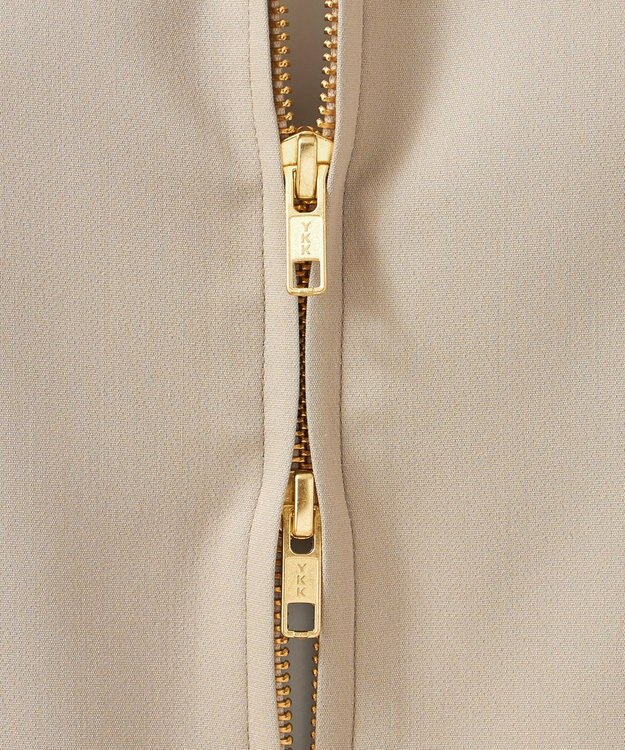 23区 【エステータ】ライトダブルクロス ブルゾン グレージュ