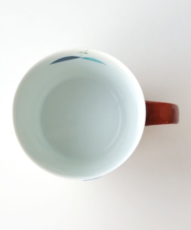 たち吉 【たち吉】彩レモン マグ（赤）〈1個〉 有田焼 ホワイト×レッド