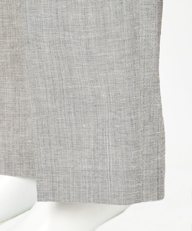 23区 【GOLD LABEL】ウールリネン ワイドパンツ グレー系