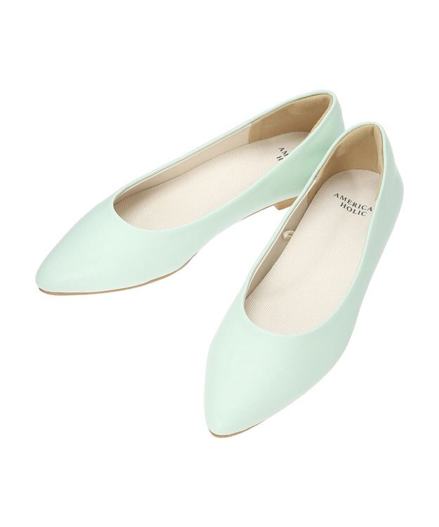 AMERICAN HOLIC 【整履き】ポインテッドパンプス Mint