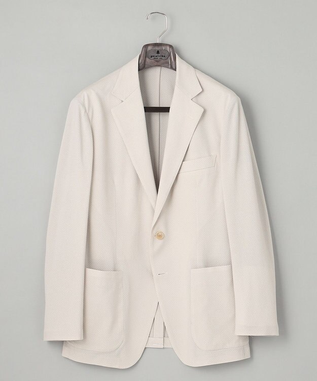 GOTAIRIKU 【ストレッチ】ブロックサッカージャージージャケット アイボリー系