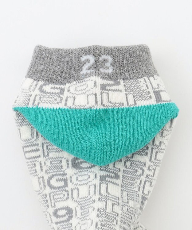 23区GOLF 【MEN】総ロゴ アンクルソックス ホワイト系5