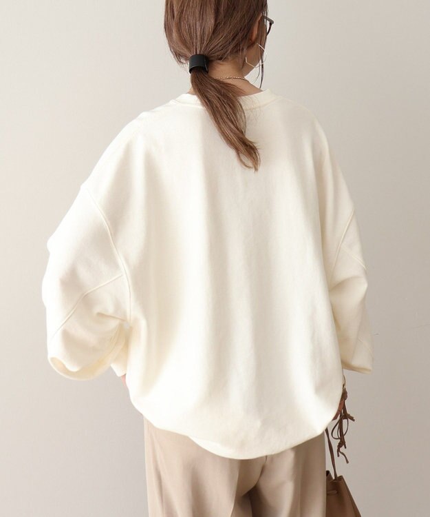 AMERICAN HOLIC カレッジロゴ裏毛プルオーバー Off White