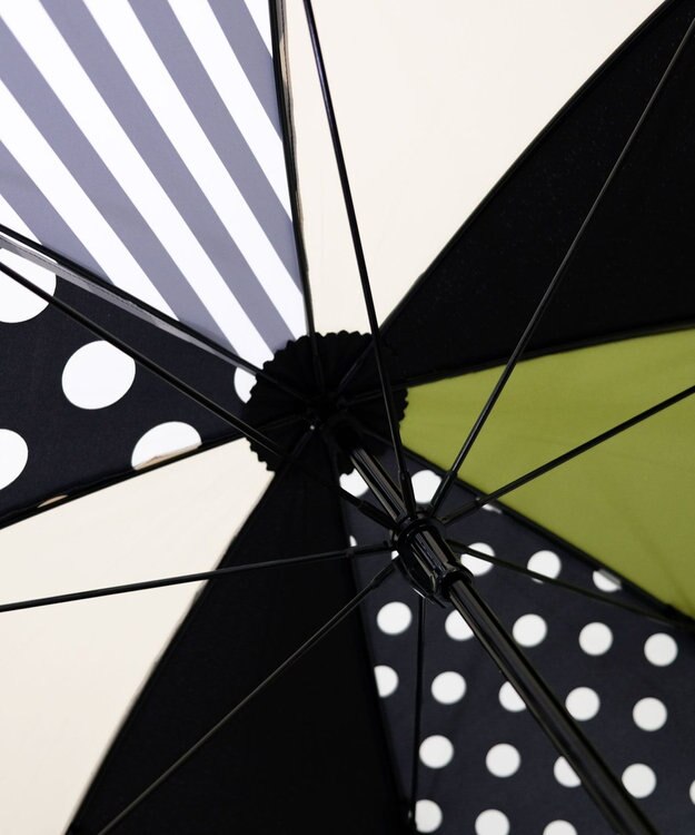 +RING 【プラスリング】【数量限定】 UNISEX 雨傘（長）60cm MLT T1209 マルチカラー