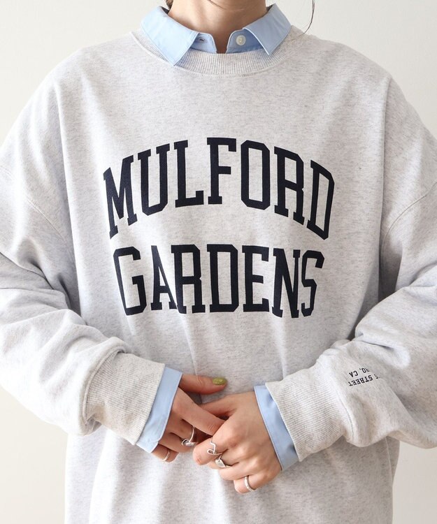 AMERICAN HOLIC カレッジロゴ裏毛プルオーバー Gray Mixture