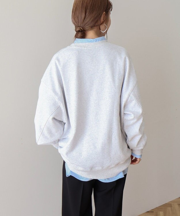 AMERICAN HOLIC カレッジロゴ裏毛プルオーバー Gray Mixture