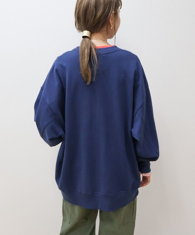 AMERICAN HOLIC カレッジロゴ裏毛プルオーバー Navy