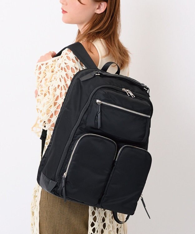 ACE BAGS & LUGGAGE W&.Day/Night ミュッケ オーガナイズドリュック B4サイズ 15.6インチPC収納 大容量 15577 ダブルアンドデイナイト ブラック