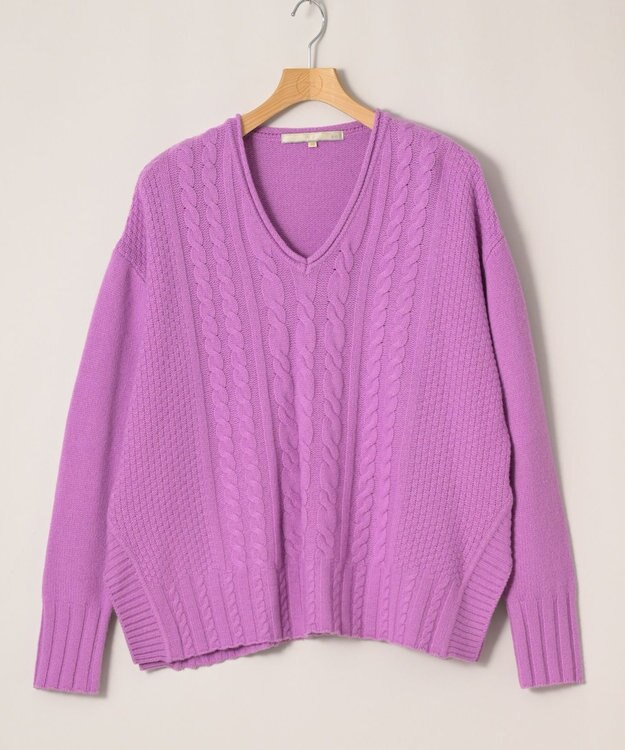 ONWARD Reuse Park 【自由区】ニット秋冬 パープル