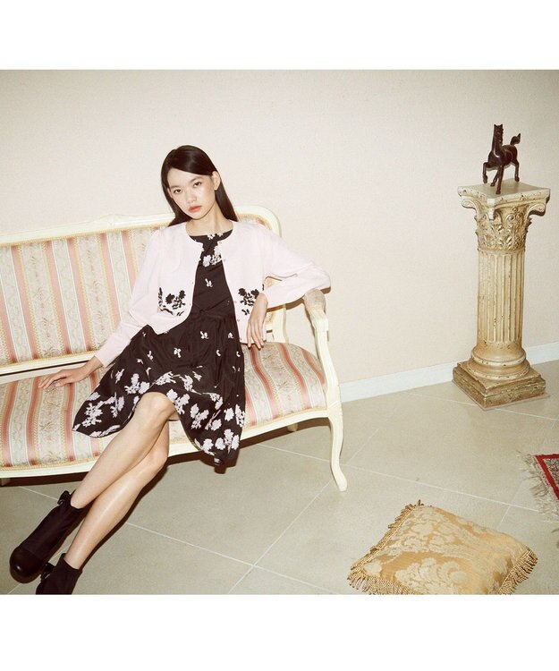 TOCCA 【Archive Collection・洗える】LA VIE EN ROSE カーディガン ピンク系