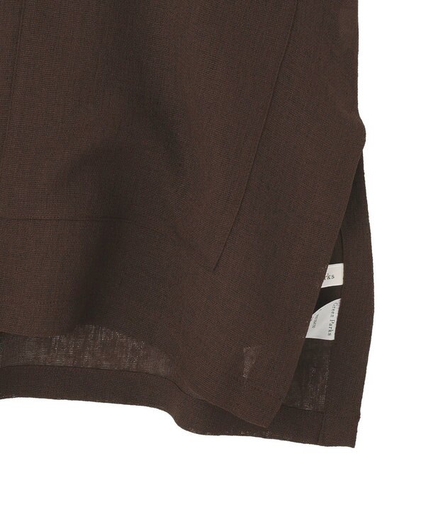 Green Parks メッシュポンチョジャケット Brown