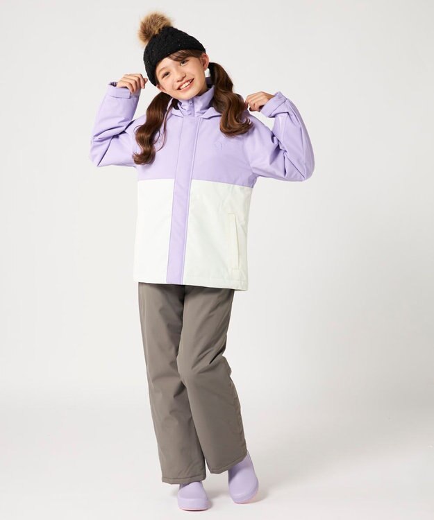 OP／FILA 【ocean pacific】スノーウェア 上下セット 耐水圧10000mm ラベンダー