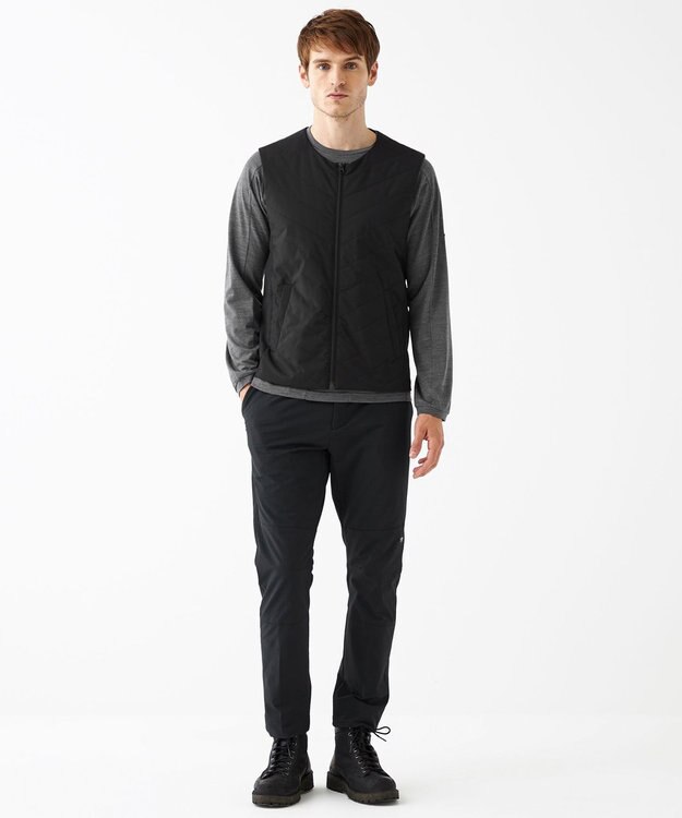 JOSEPH ABBOUD MOUNTAIN 【UNISEX】ホットピアスラブジャガードカモ コート ライトグレー系