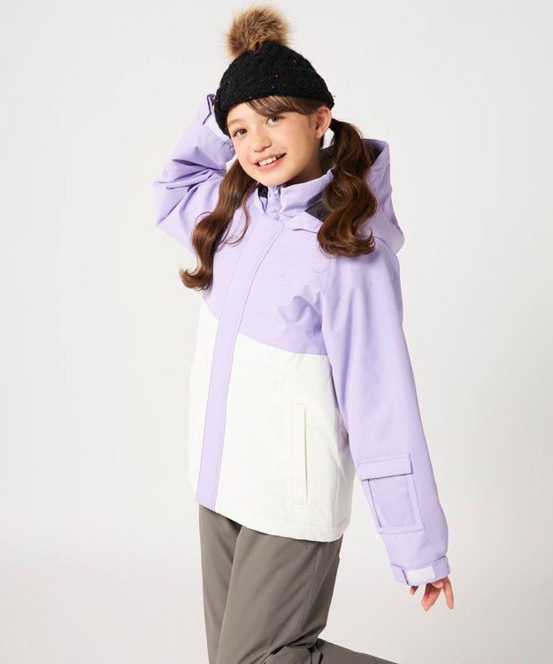 OP／FILA 【ocean pacific】スノーウェア 上下セット 耐水圧10000mm ラベンダー