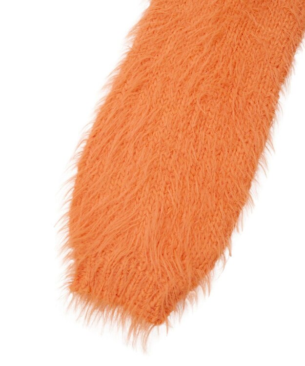 YECCA VECCA フェザーMIXロービングニット Orange