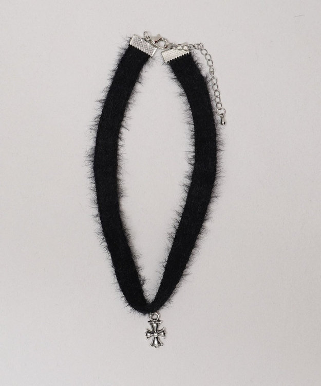 WEGO Lモチーフシャギーニットチョーカー 柄3