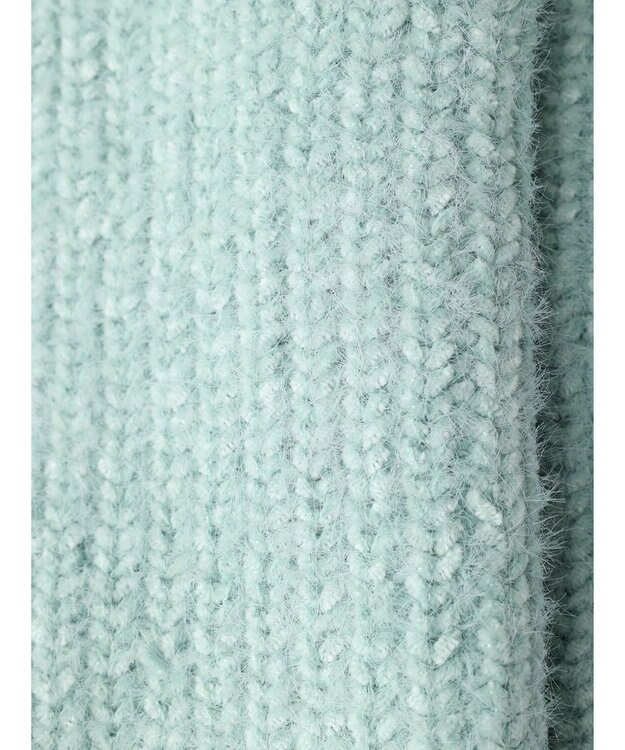 AMERICAN HOLIC モールヤーン片畦Ｖネックニットプルオーバー Mint