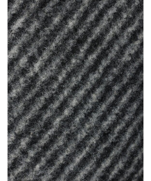 CRAFT STANDARD BOUTIQUE ウール混ガンパッチロングコート Gray