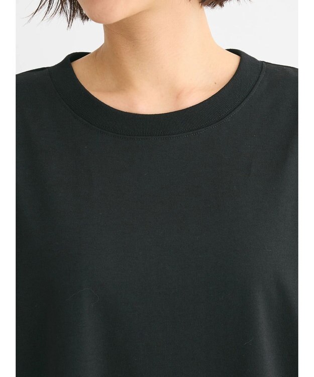 Green Parks ・ＥＬＥＮＣＡＲＥ　ＤＵＥ　メタリック切替ＴＥＥワンピ Black