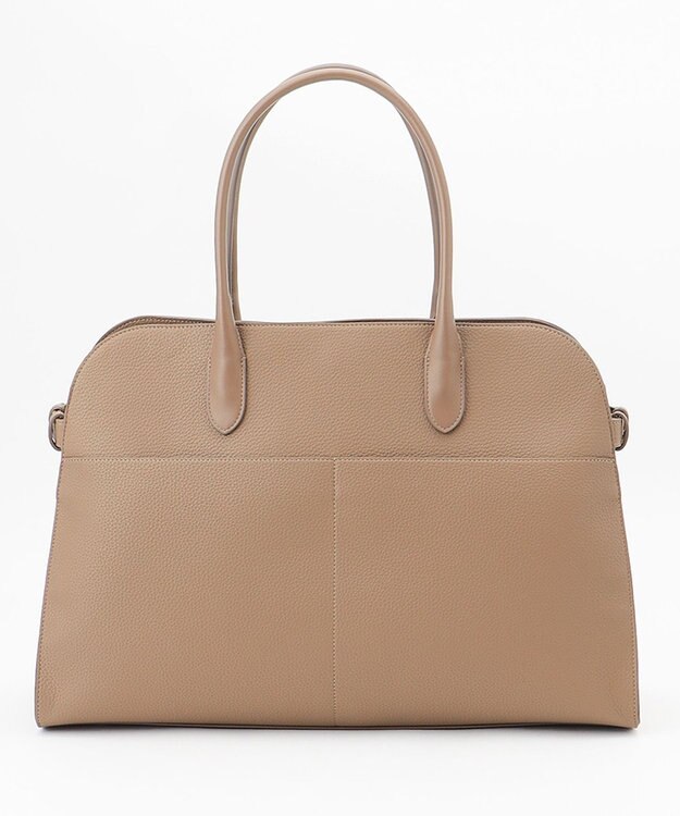 ICB 【A4サイズ収納可】ボストントート ベージュ系