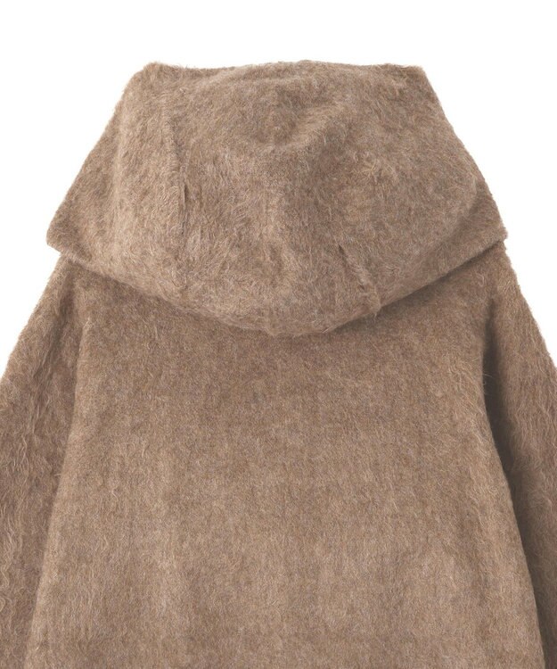 CRAFT STANDARD BOUTIQUE フードストール付きニットプルオーバー Beige