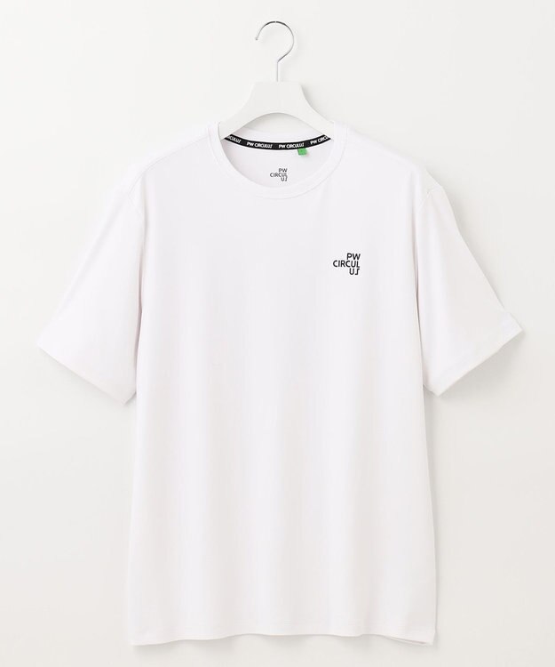 PW CIRCULUS 【UNISEX】【ストレッチ/UVケア/接触冷感/防透】バック フォト Tシャツ ホワイト系1