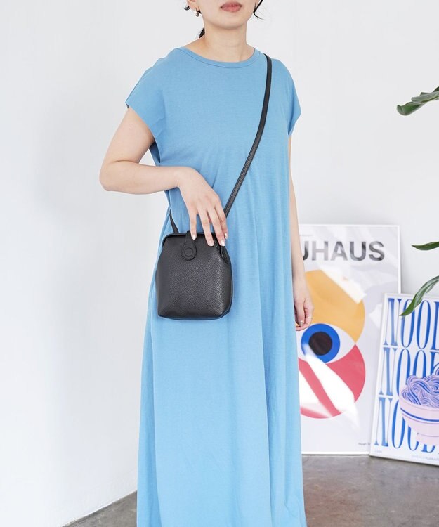 Atelier nuu 【定番シリーズ/国内生産】parcel mist ダレスポシェット ブラック