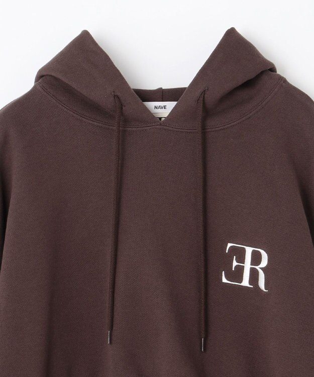 NAVE クロップドフーディ ダークブラウン系