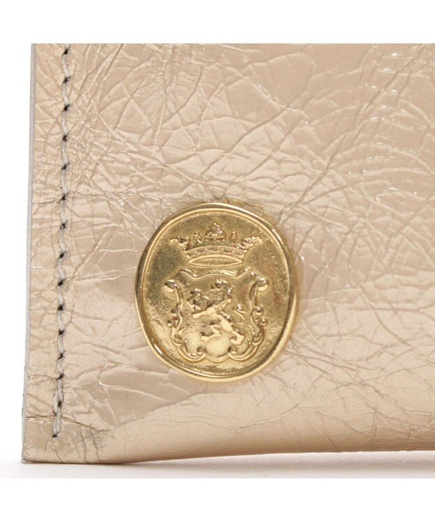 A.D.M.J. 【牛革】クラックメタル/イタリアンレザーオーガナイザーパース オロ　マット