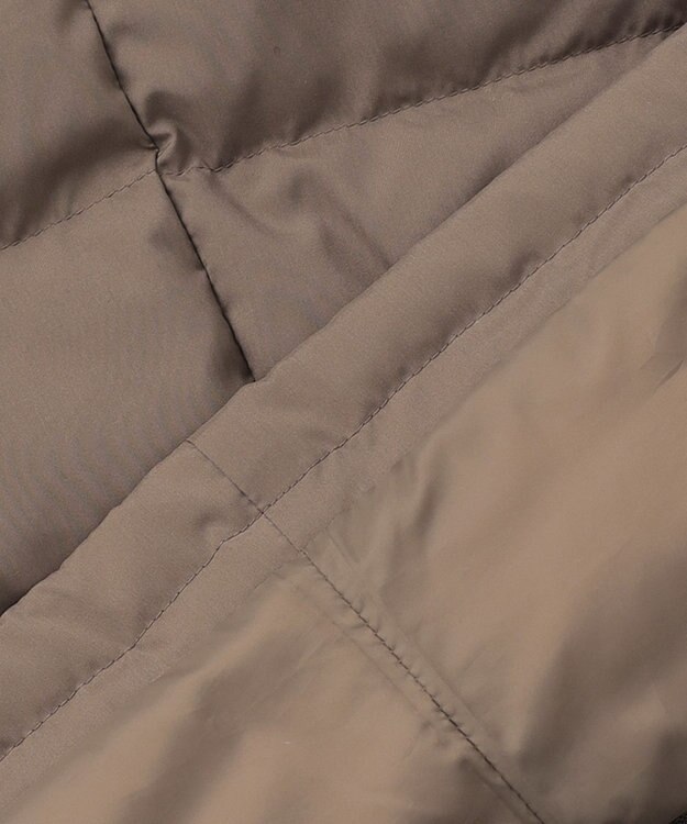 J.PRESS LADIES ブラッシュドマルチポリ ショート ダウンコート ブラウン系