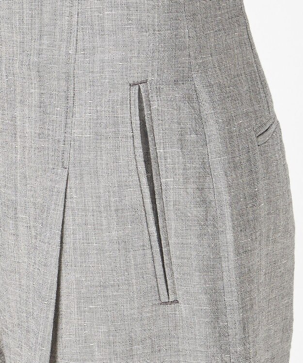 23区 【GOLD LABEL】ウールリネン ワイドパンツ グレー系