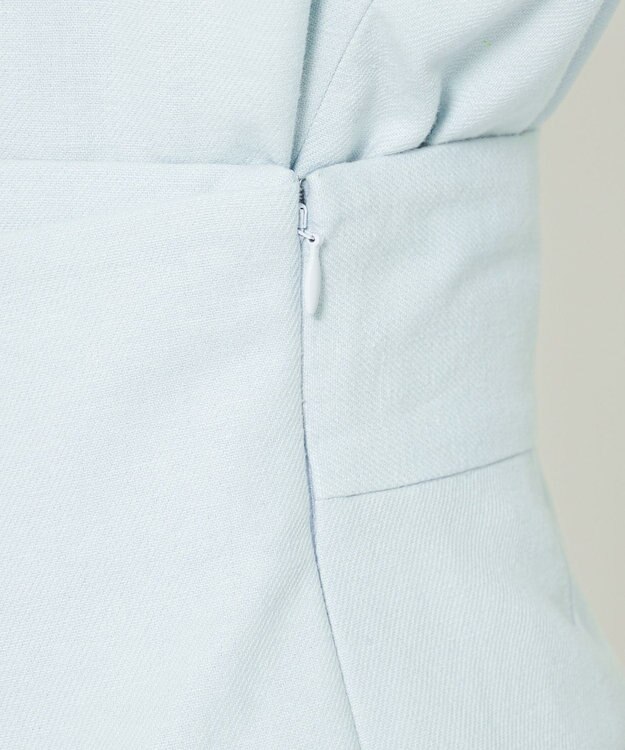 uncrave 【手洗い可】コットンリネンツイル スカート（uncrave WHITE） サックス