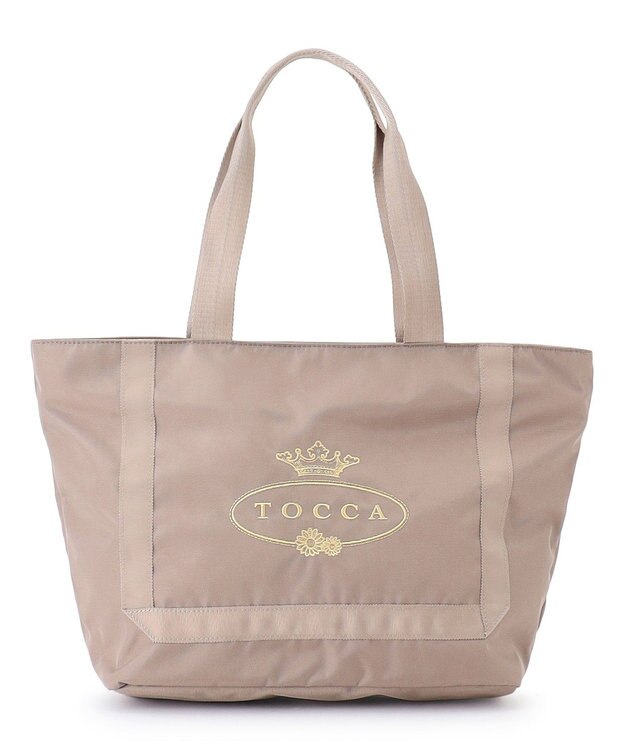 TOCCA 【A4サイズ対応・サスティナブル素材】RAINY WAY 2SET BAG レイントートバッグ ベージュ系