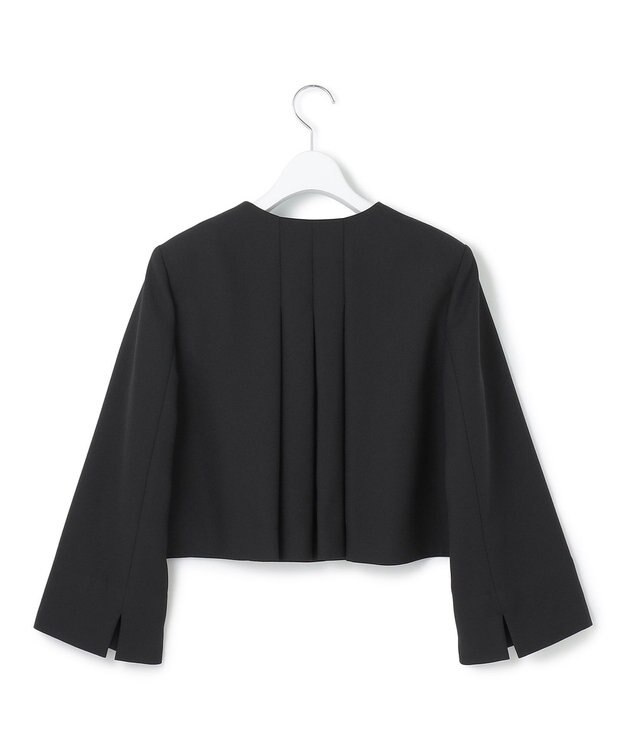 23区 L 【APPLAUDIR】バックサテンジョーゼット ジャケット ブラック系