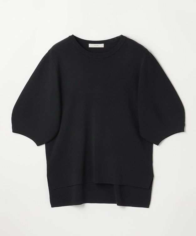 ANY パフスリーブニットプルオーバー ブラック