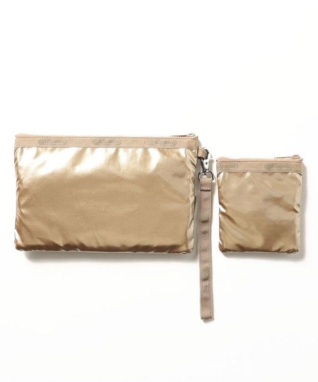 Used】LeSportsac ひとりっぷ ZIP POUCH SET3 未使用:レスポートサック