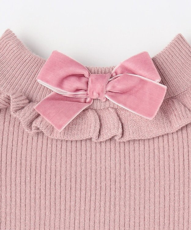 ANY KIDS しあわせタッチニット ピンク