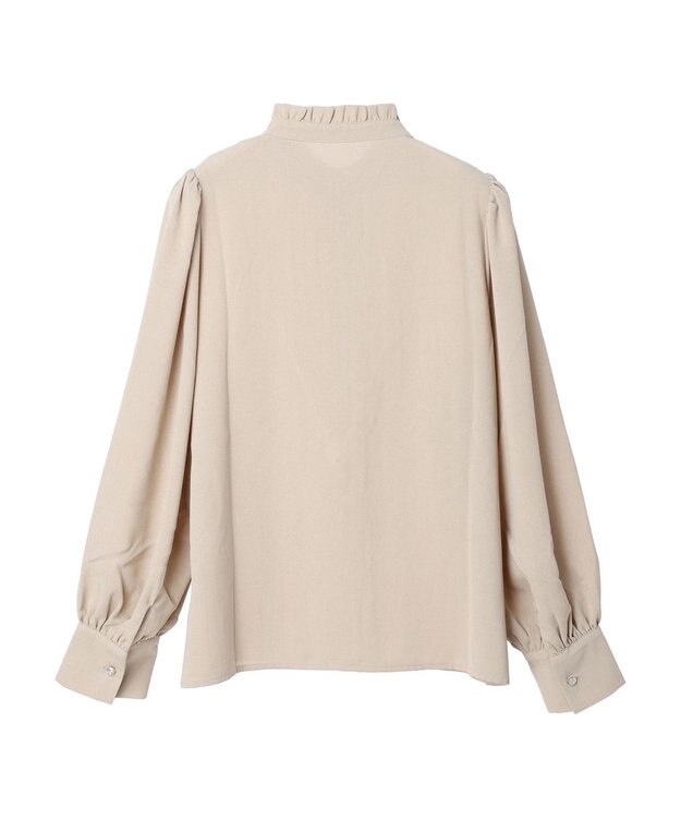 Green Parks ・ＥＬＥＮＣＡＲＥ　ＤＵＥ　イロイロ釦ピンタックブラウス Beige