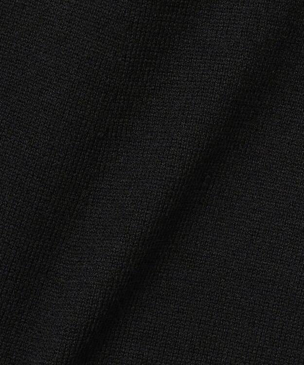 組曲 【加藤ローサさん着用】スキッパーニット ワンピース ブラック系