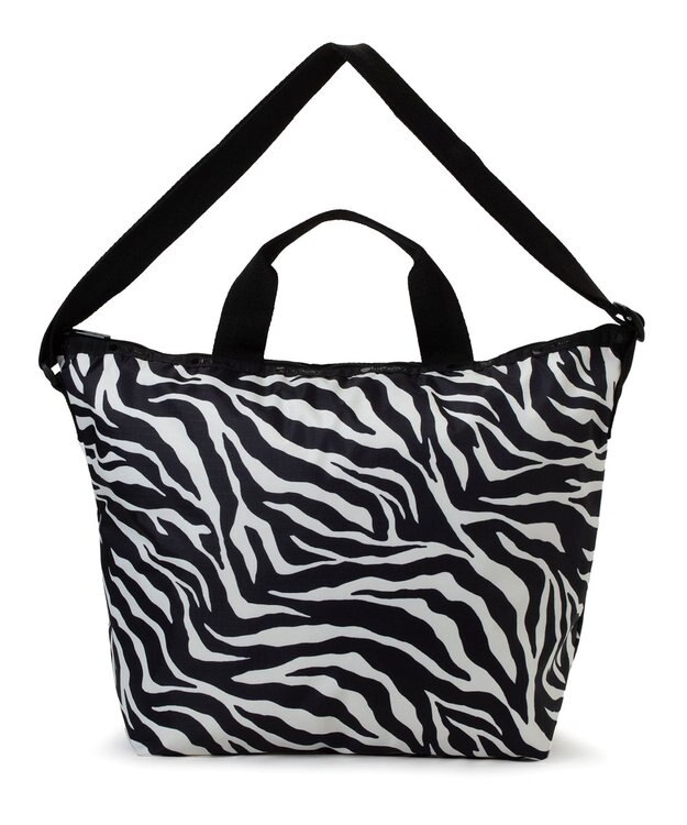 LeSportsac DELUXE EASY CARRY TOTE/クリームブラックゼブラ クリームブラックゼブラ